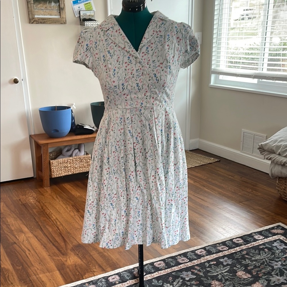 Floral Wrap Dress